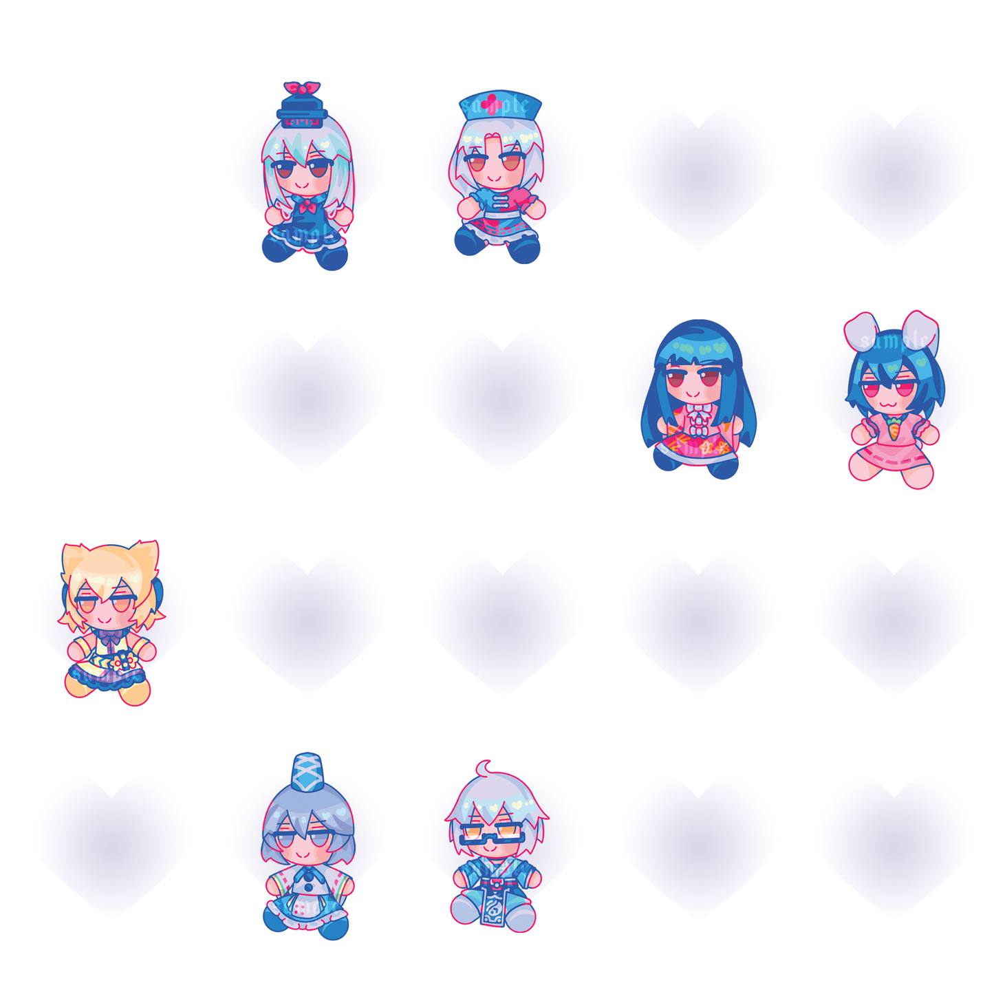 「 Touhou 」Fumo Charms Vol. 5