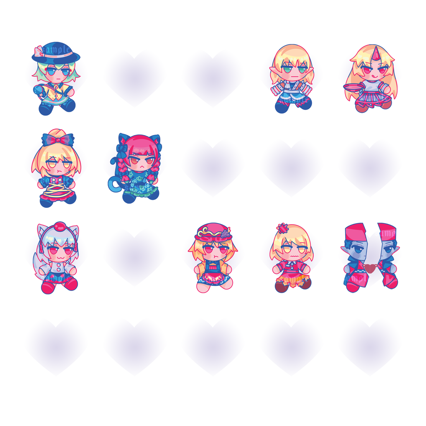 「 Touhou 」Fumo Charms Vol. 6
