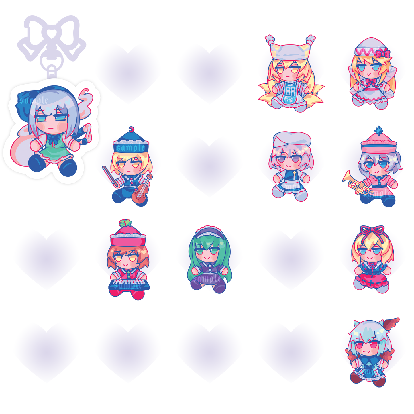 「 Touhou 」Fumo Charms Vol. 4