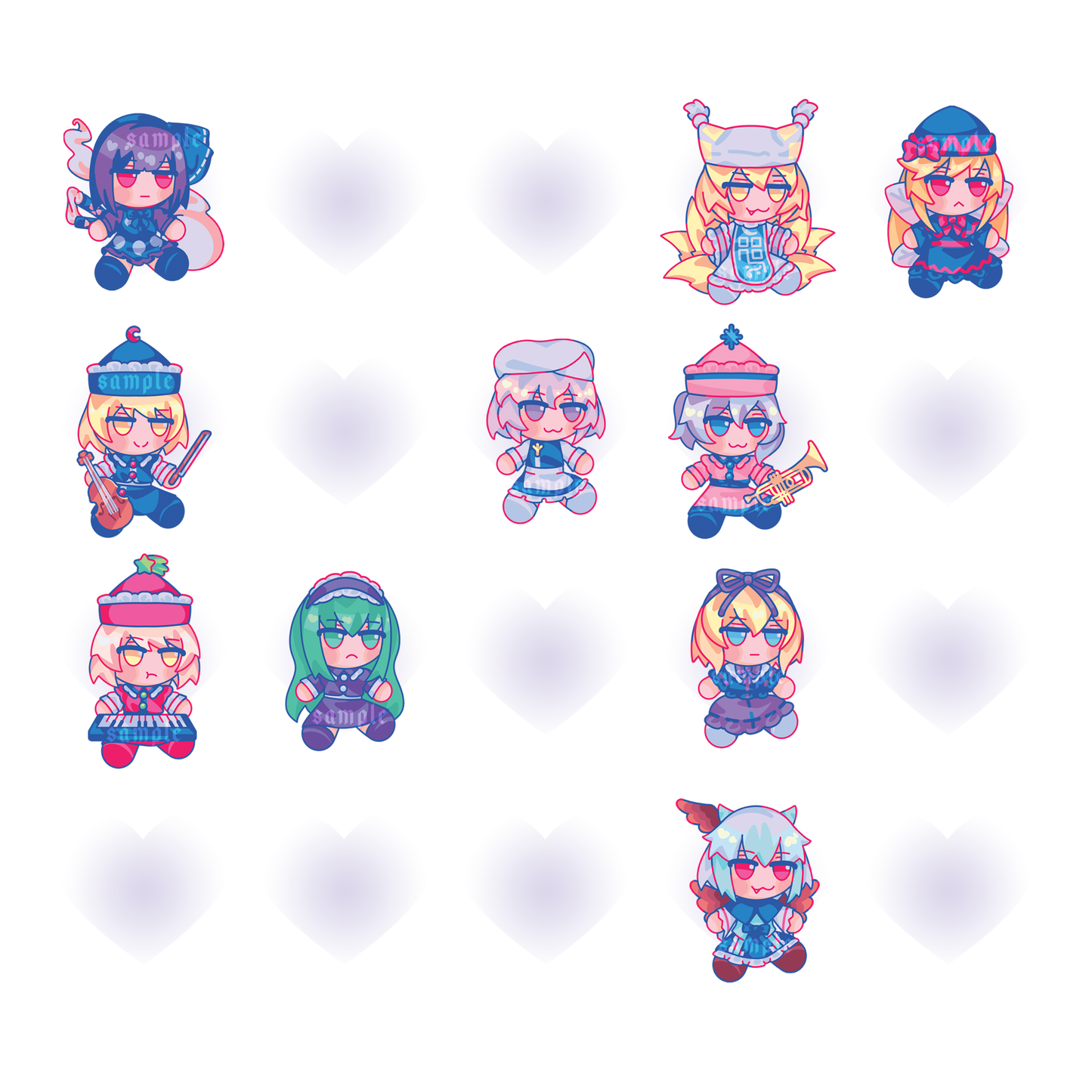 「 Touhou 」Fumo Charms Vol. 4
