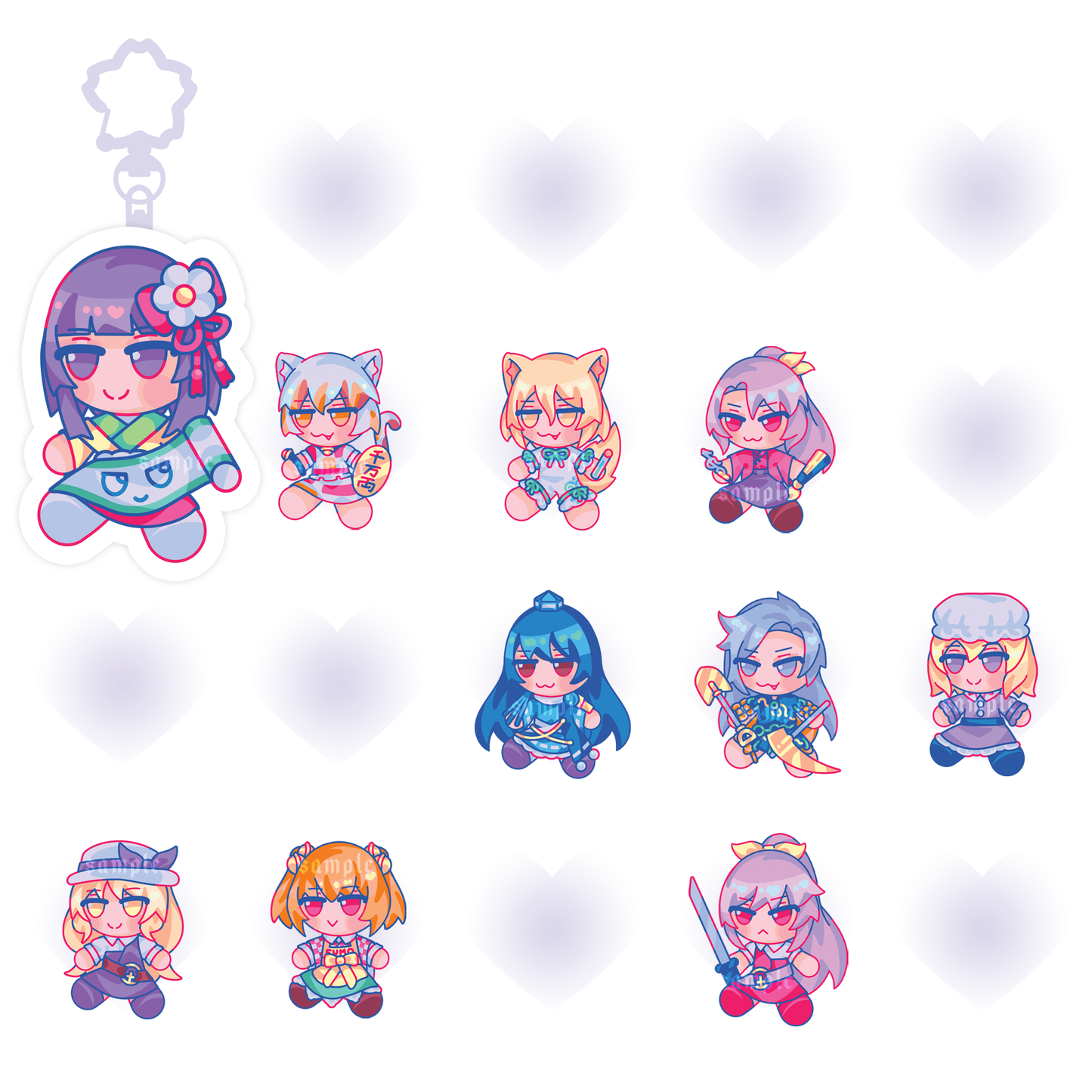 「 Touhou 」Fumo Charms Vol. 7