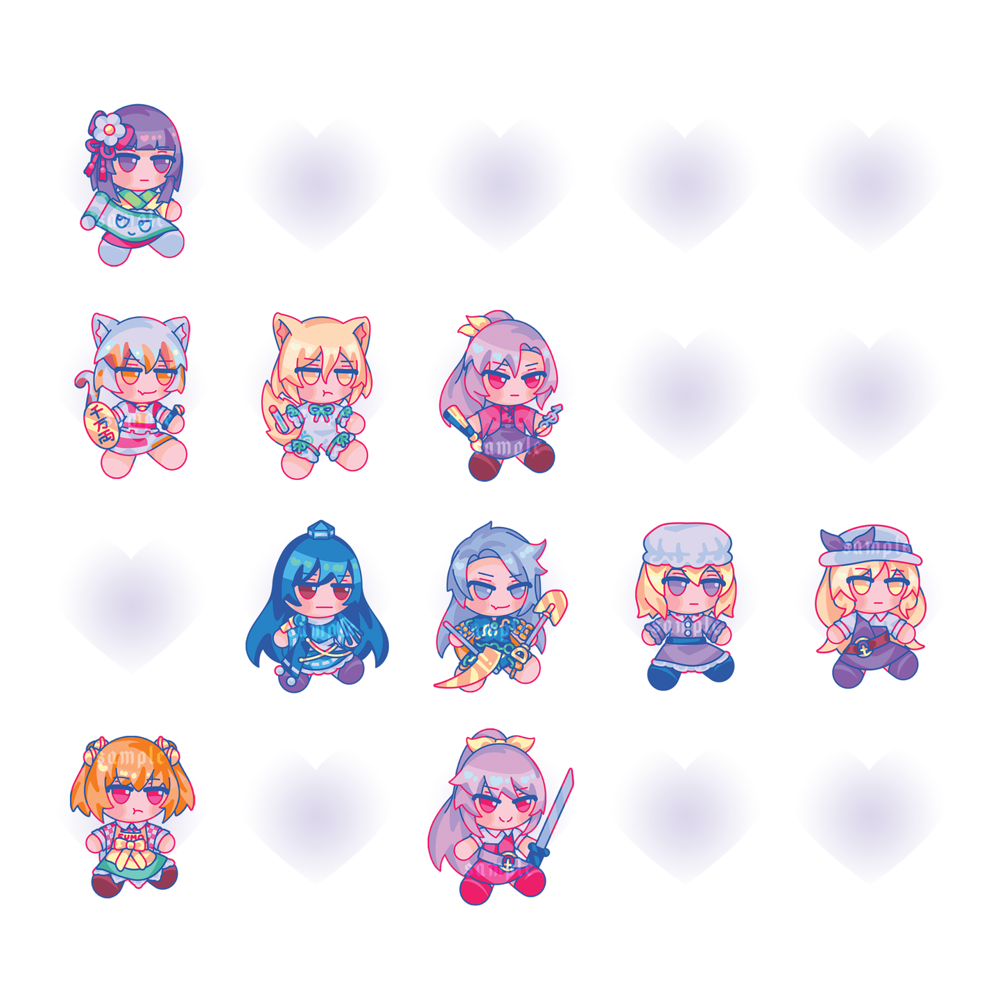 「 Touhou 」Fumo Charms Vol. 7