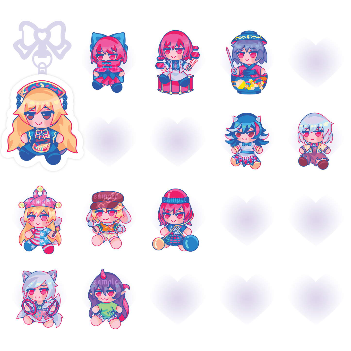 「 Touhou 」Fumo Charms Vol. 8