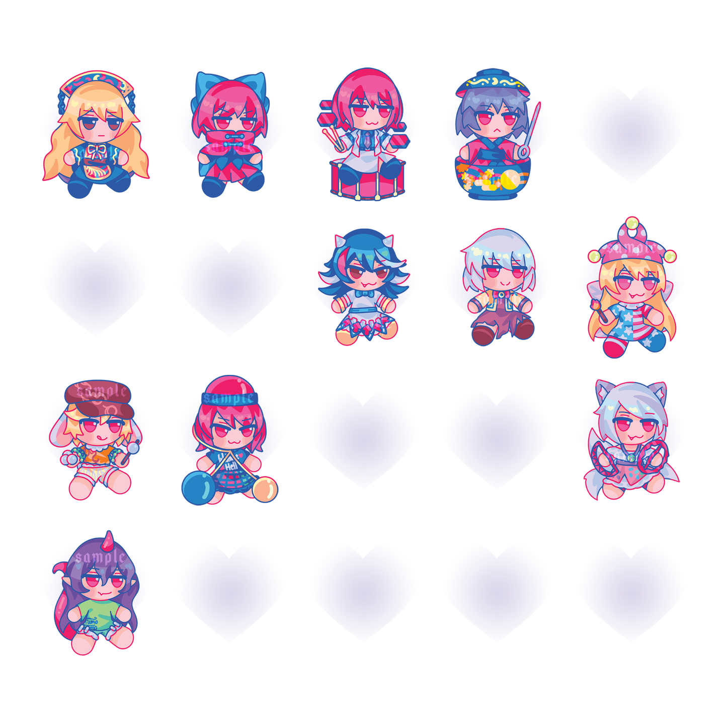 「 Touhou 」Fumo Charms Vol. 8