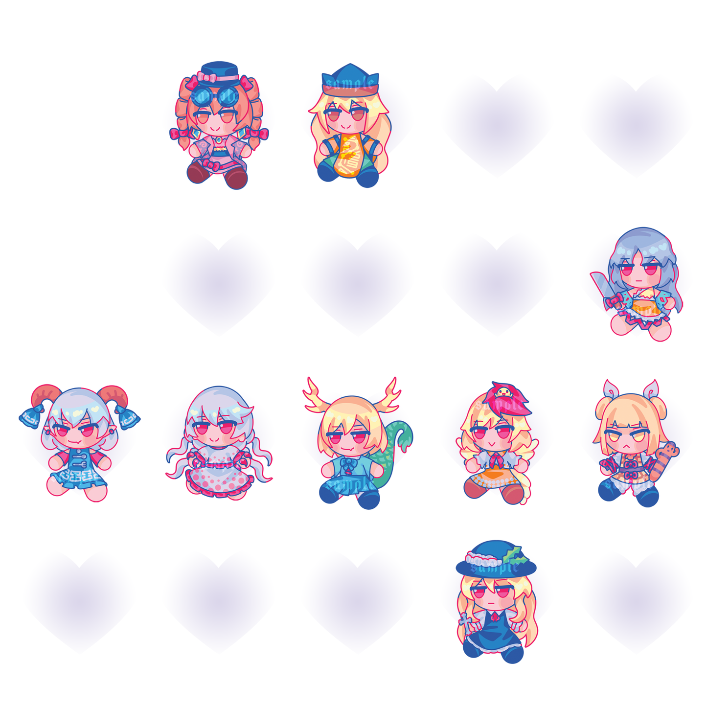 「 Touhou 」Fumo Charms Vol. 9