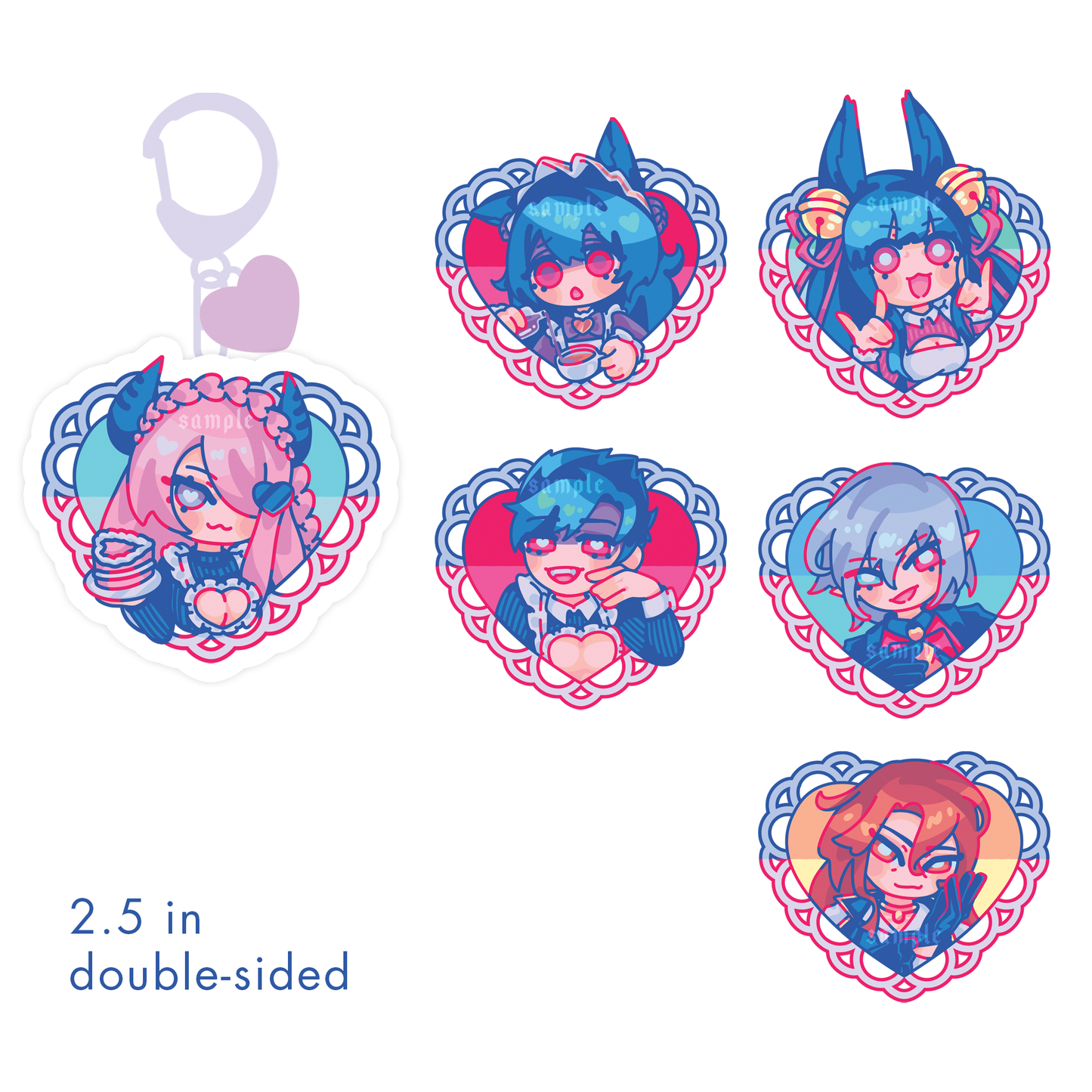 「 Granblue Fantasy 」Maid & Butler Charms