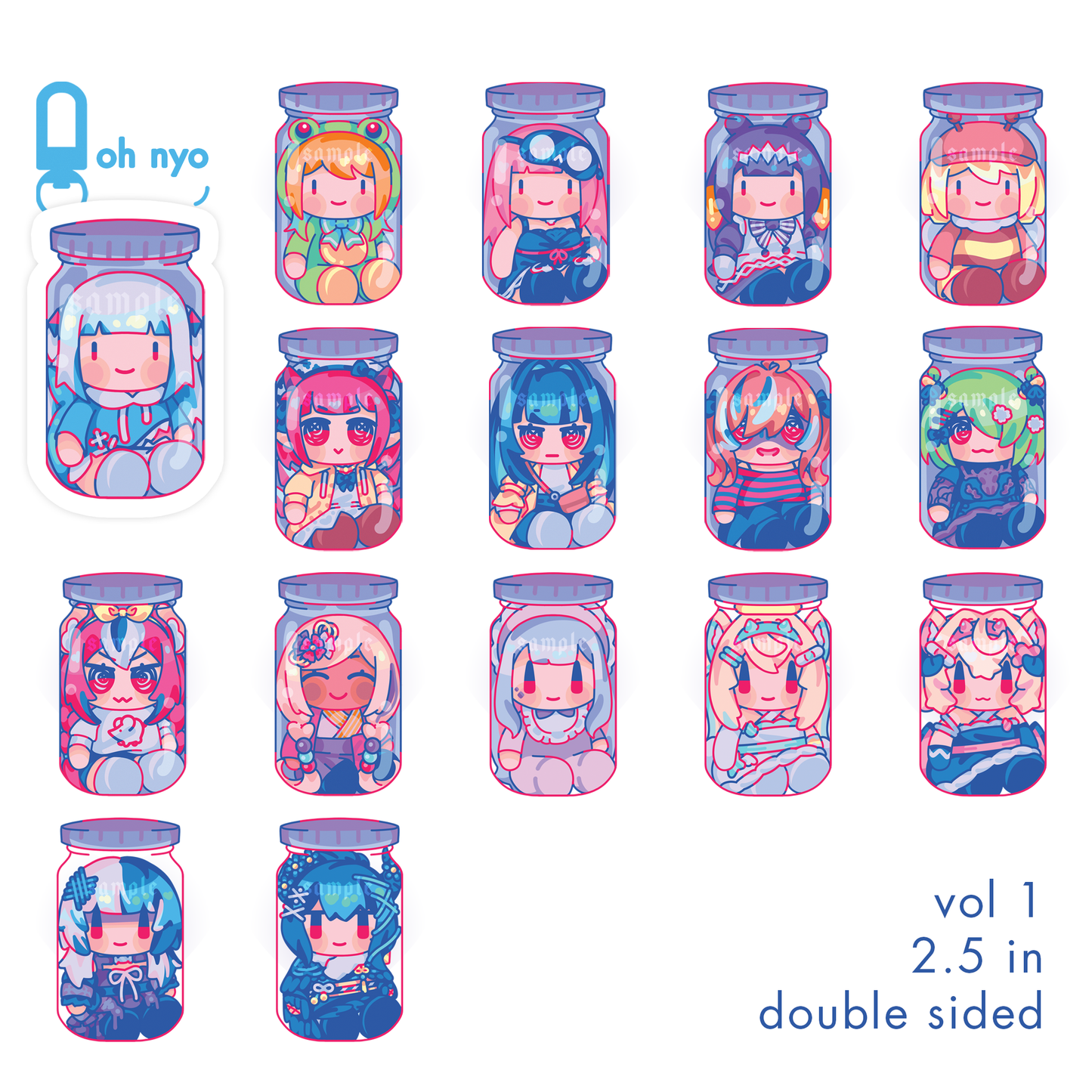 「 Hololive 」Jar Charms Vol. 1