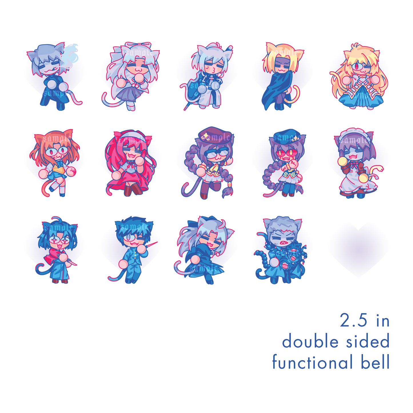 「 Melty Blood 」Neco Charms Vol. 2