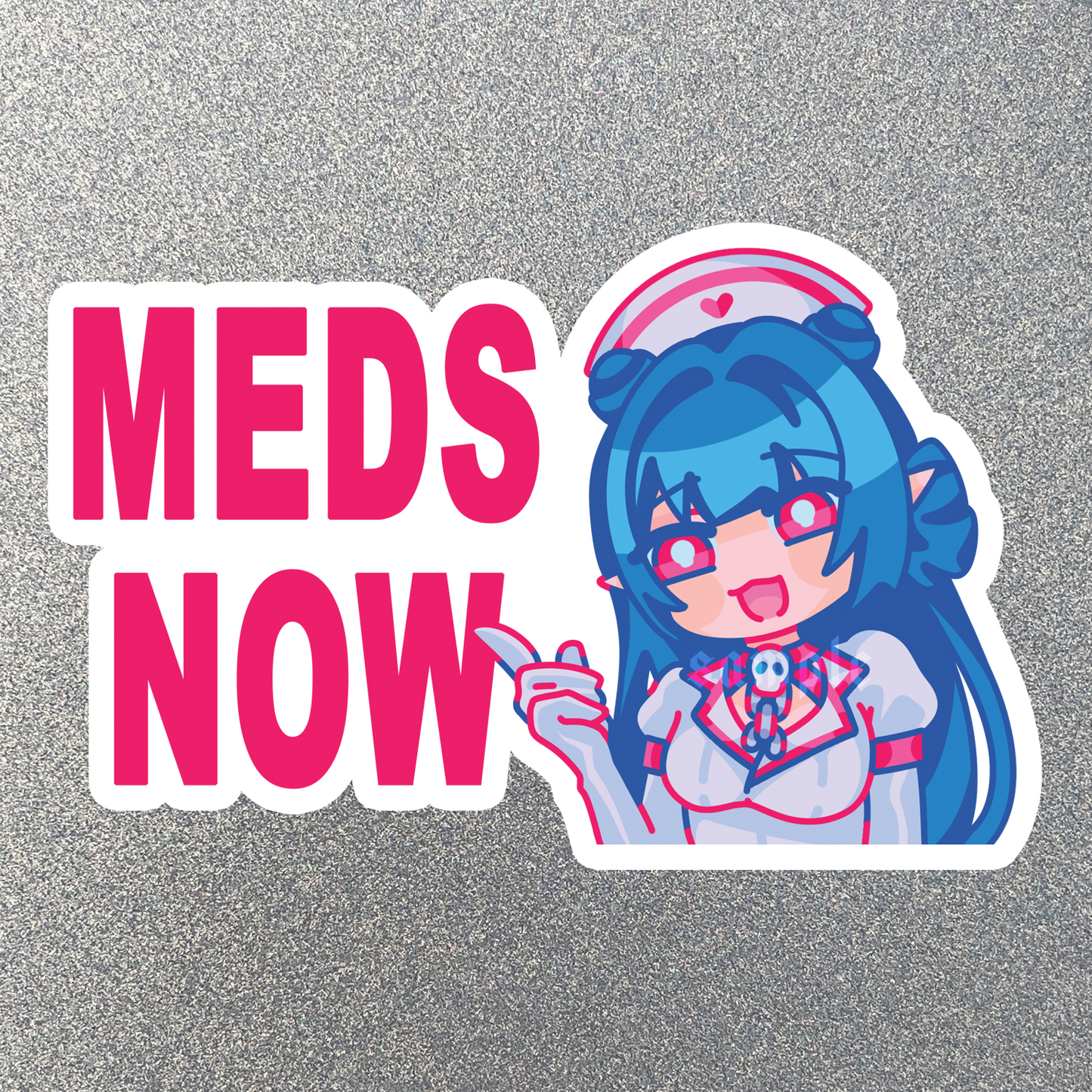 「 Phase Connect 」Meds Now Sticker