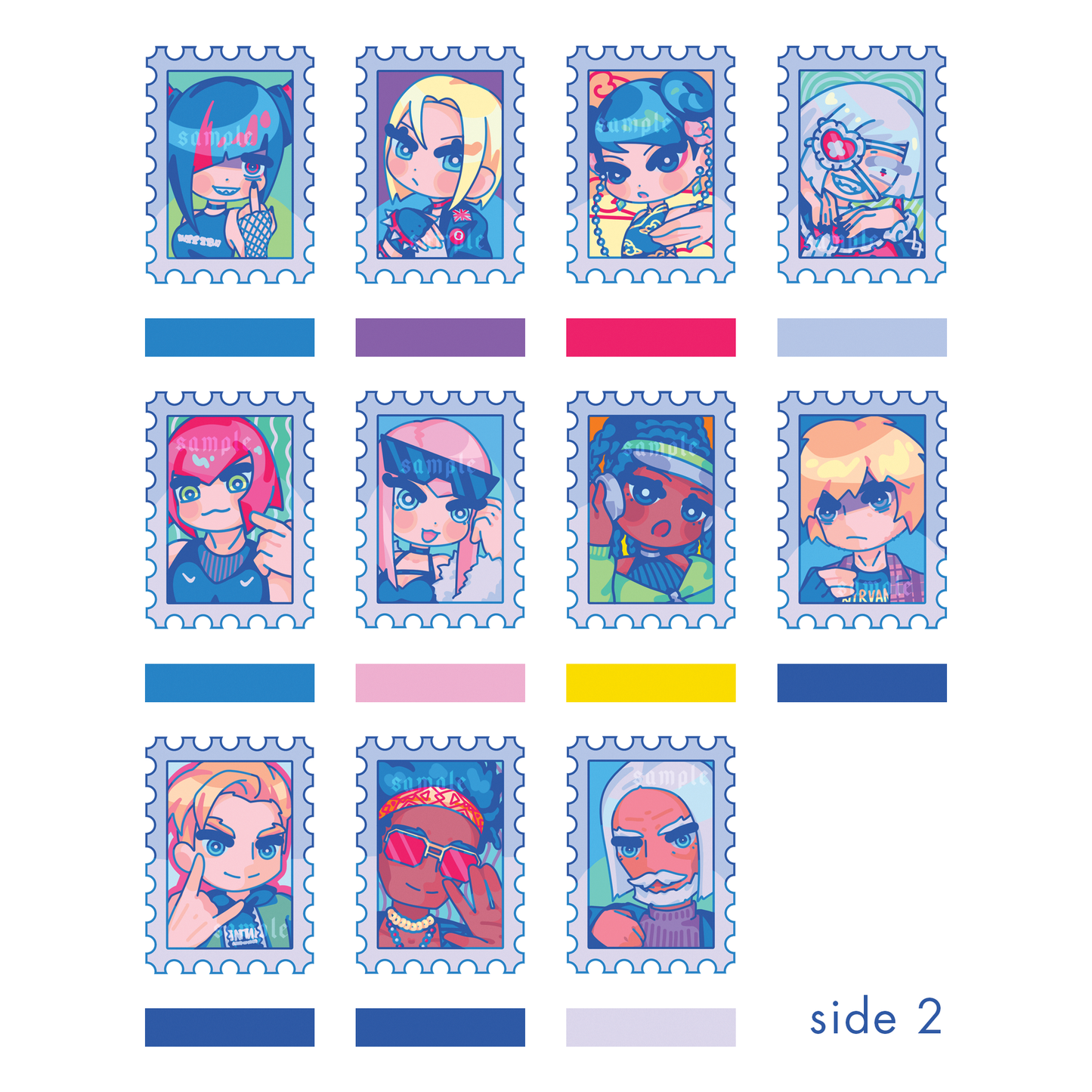 「 Street Fighter 」Stamp Charms