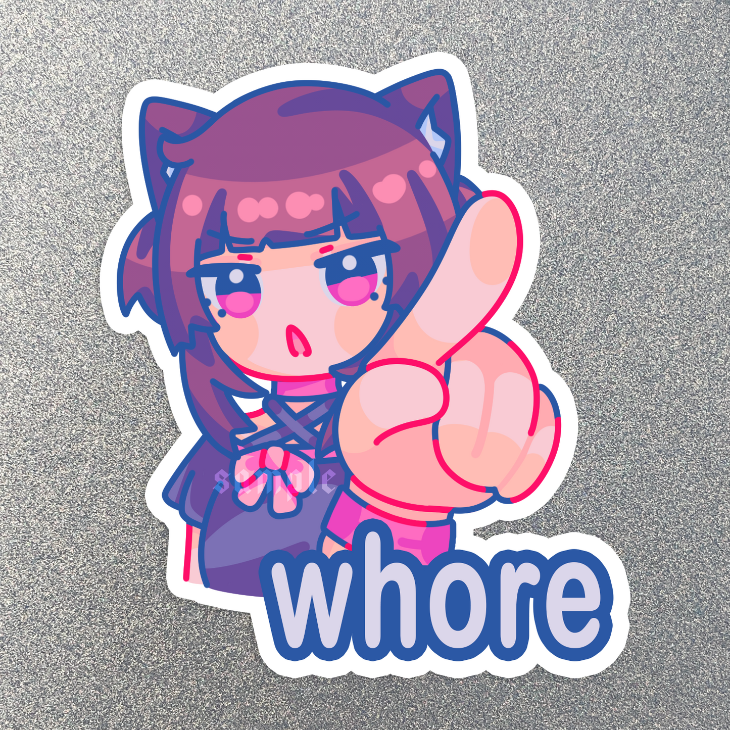 FallenShadow Whore Sticker