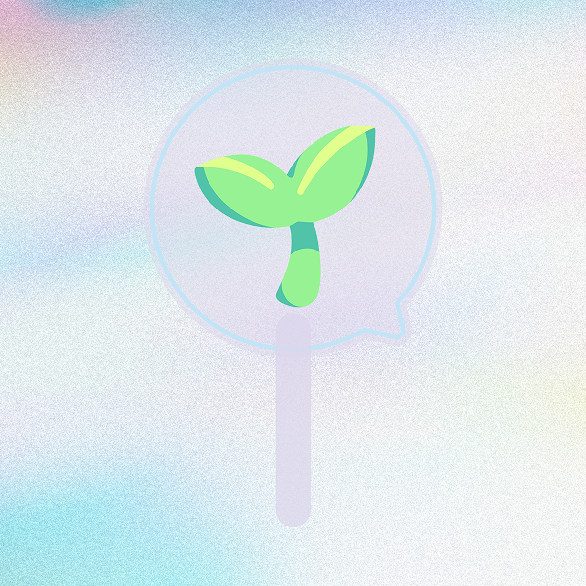 Sprout Hand Fan