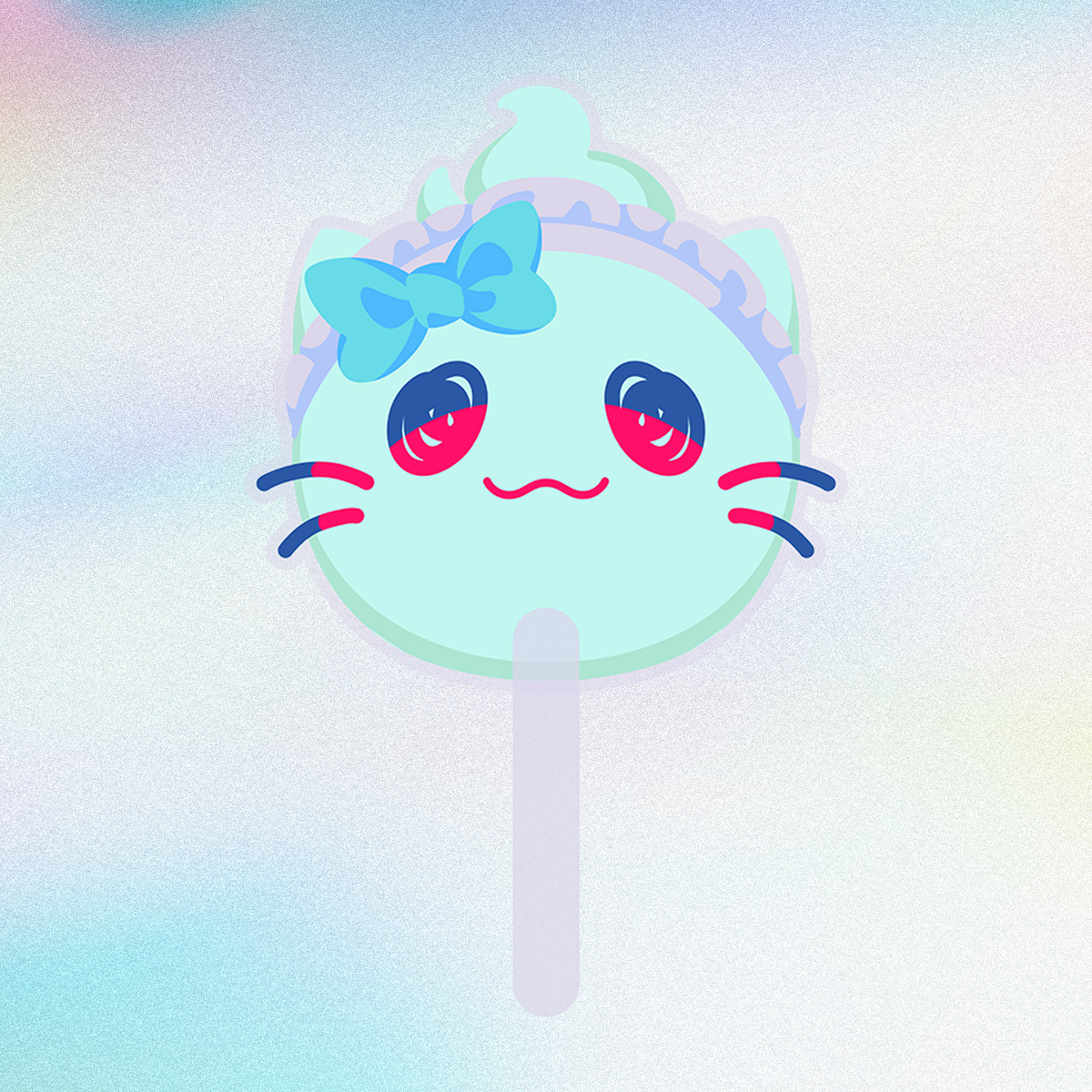 Mint Fantome | Wisp Hand Fan
