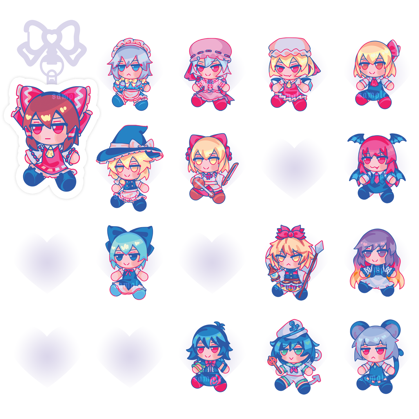 「 Touhou 」Fumo Charms Vol. 3