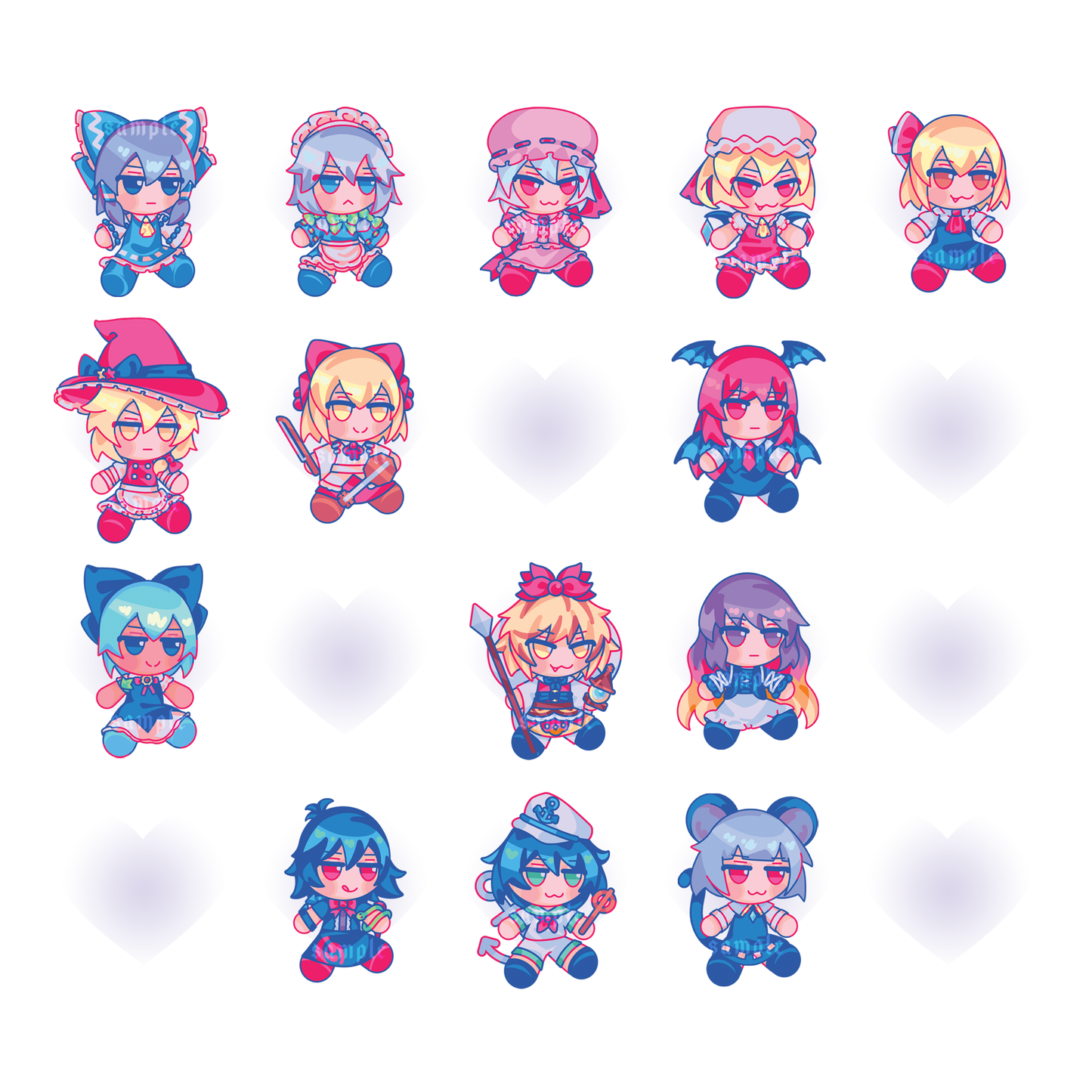 「 Touhou 」Fumo Charms Vol. 3