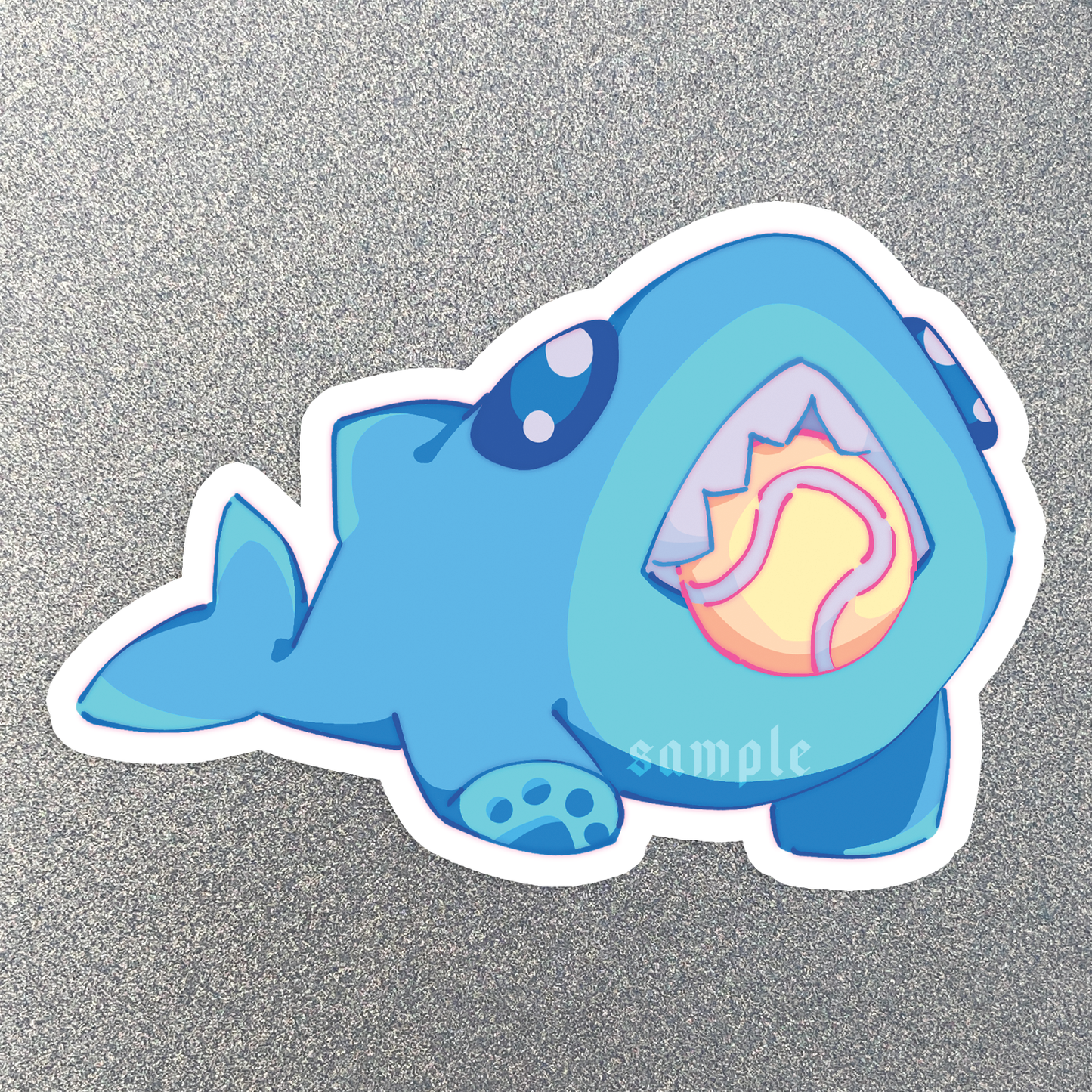 Shark Puppy Sticker