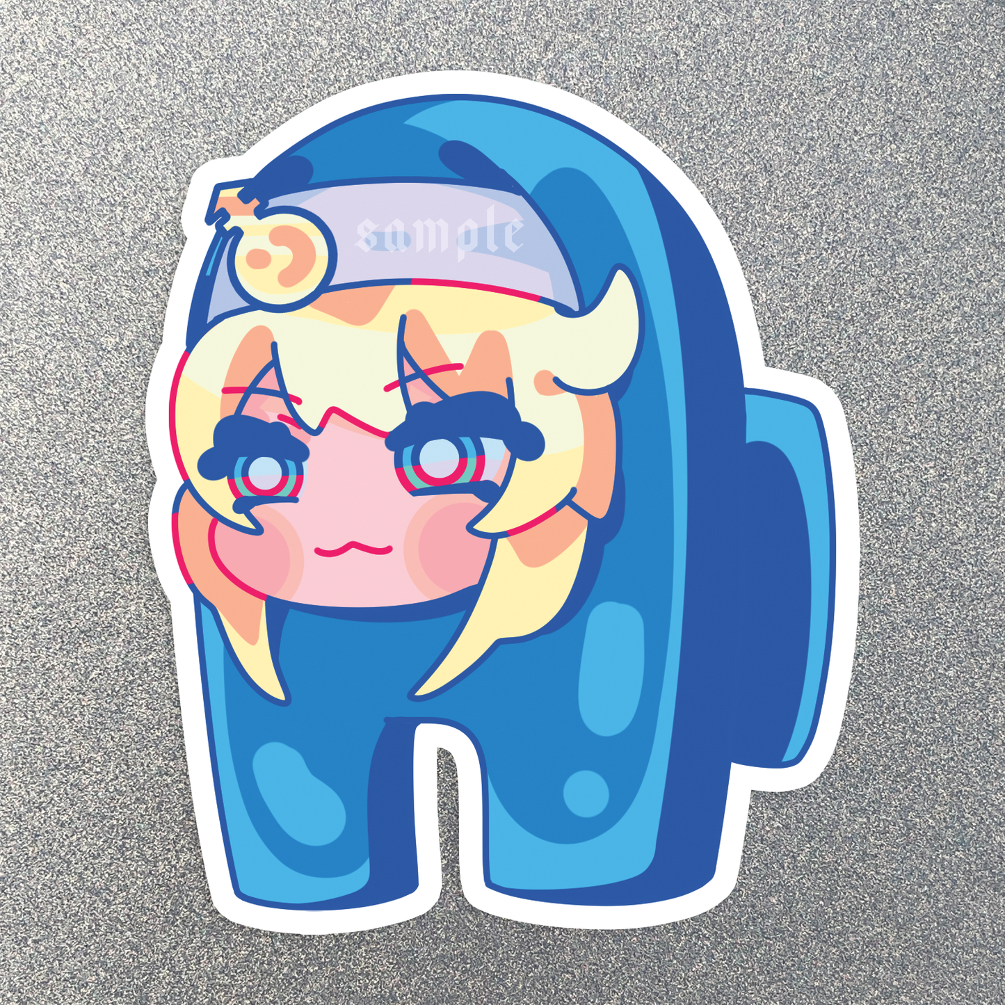 Bridget Amogus Sticker