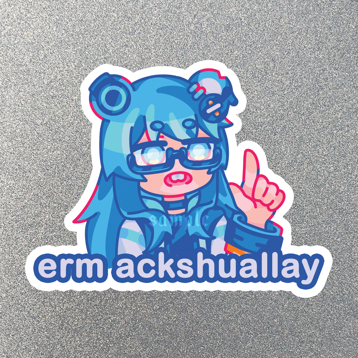 「 Phase Connect 」Erm Ackshuallay Uruka Sticker