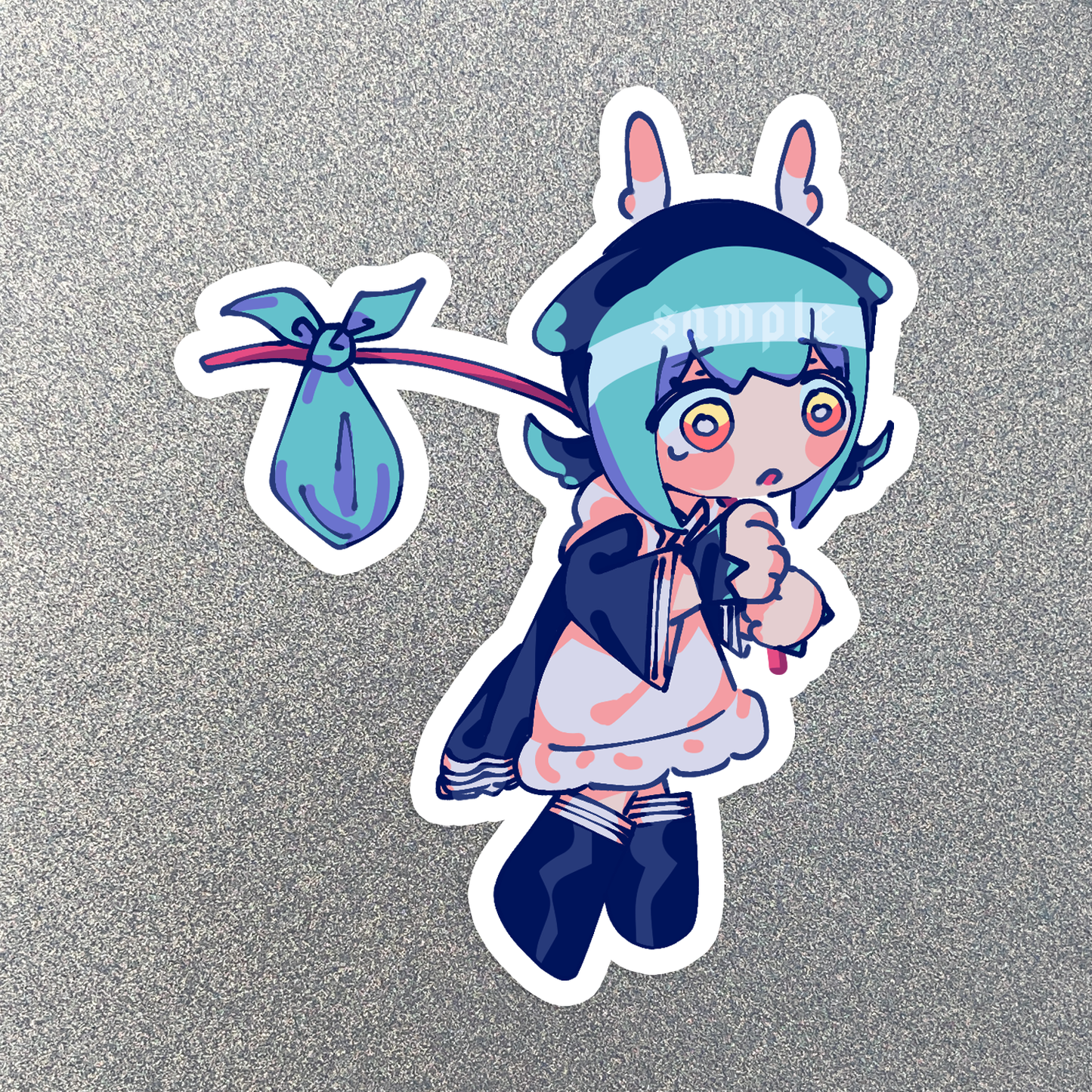 Sad Ant Laundry Dragonmaid Sticker