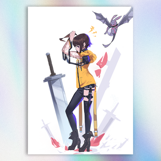 Linne Blades Print