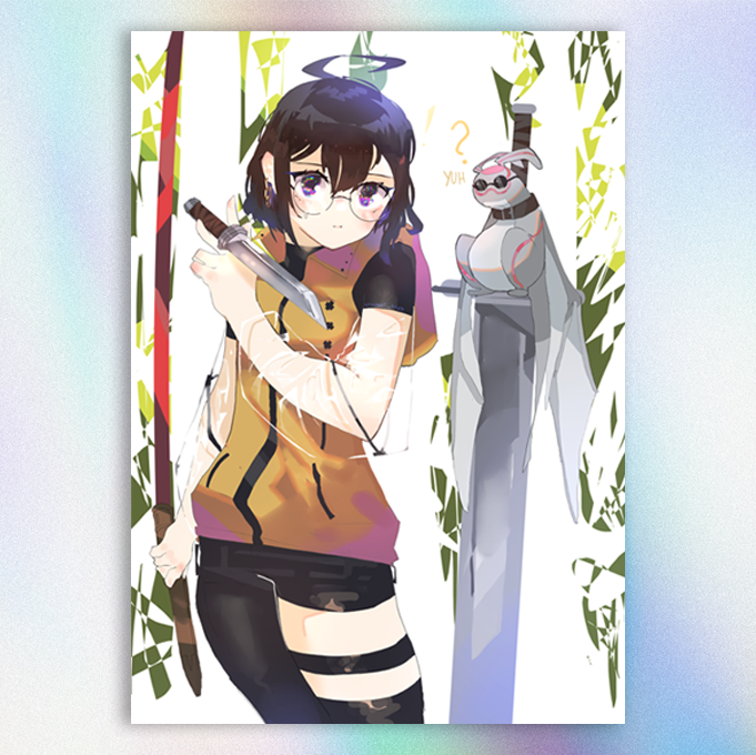 Linne Glasses Print