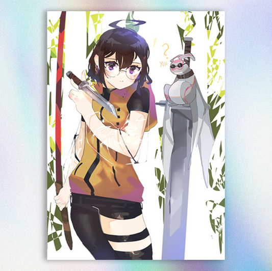 Linne Glasses Print