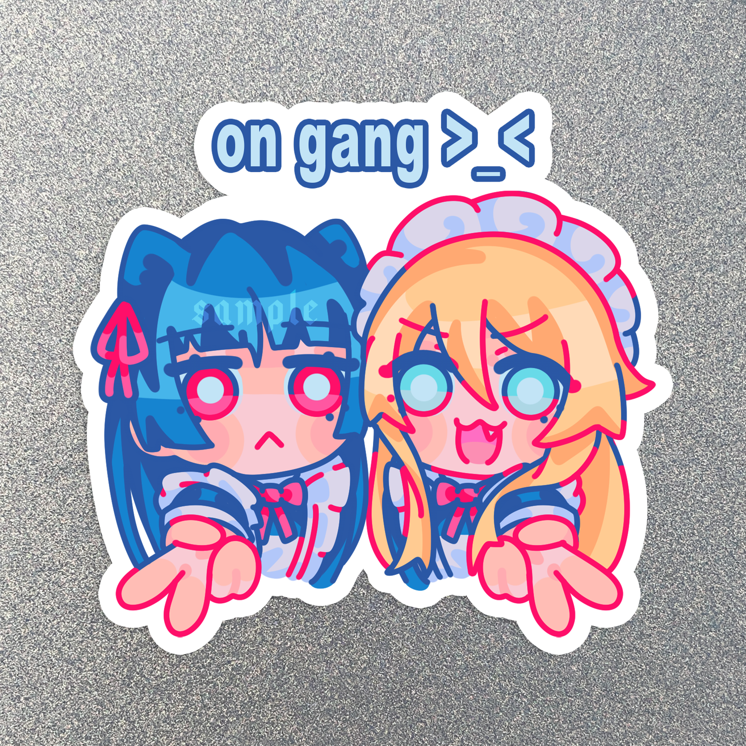 Gango Sticker On Gang Sticker – Gatekeep
