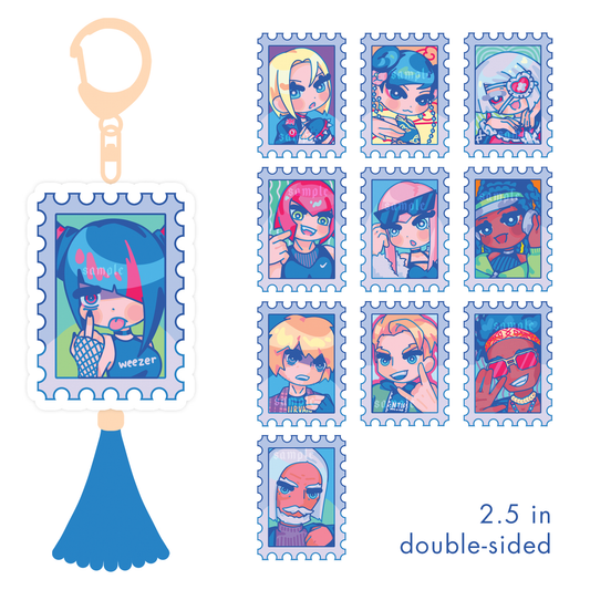 「 Street Fighter 」Stamp Charms