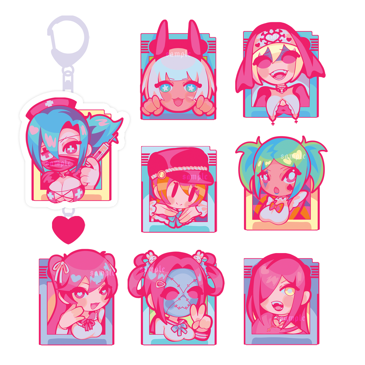 Skullgirls | Cartridge Charms