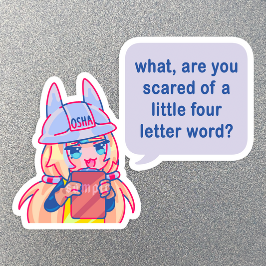 Sameko Saba OSHA Sticker