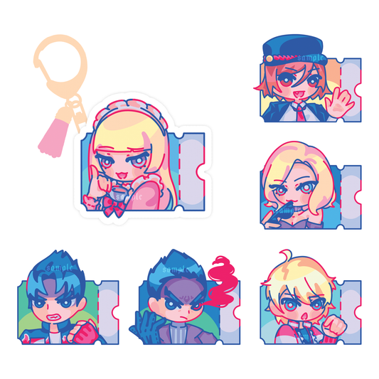 「 Tekken 」Ticket Charms