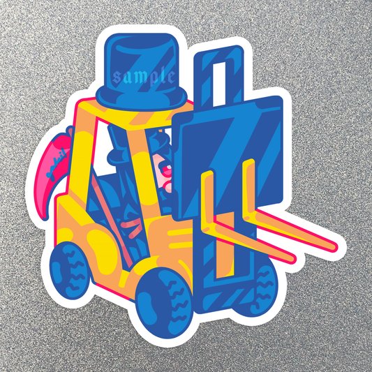 Testament Forklift Sticker