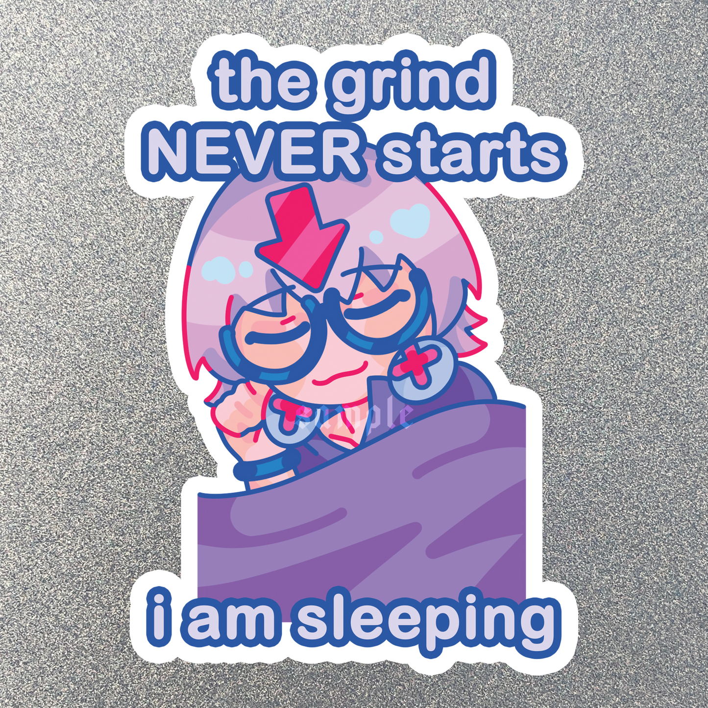 Guilty Gear | The Grind Never Starts Bedman Sticker