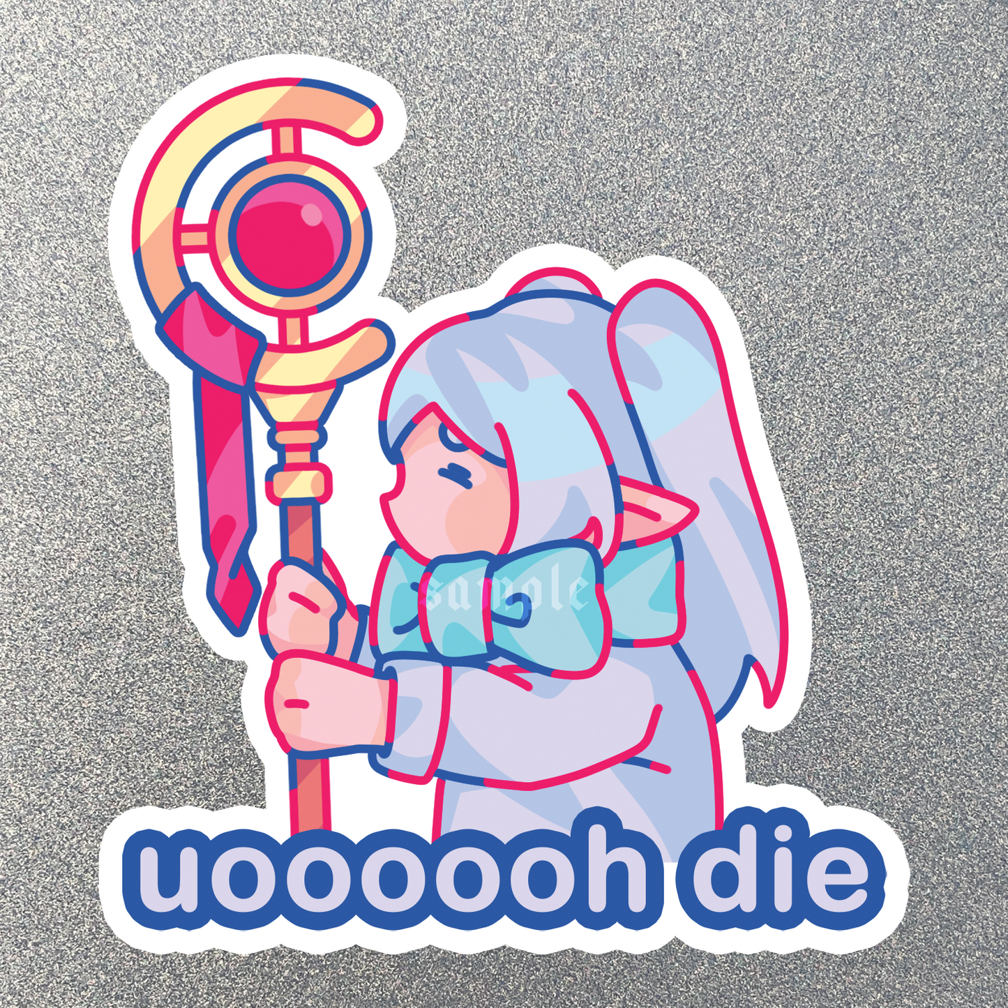 Uoooooh Die Sticker
