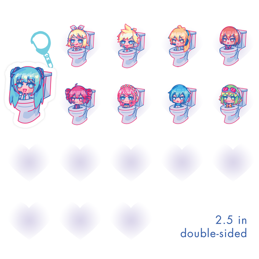 「 Vocaloid 」Skibidi Vocaloid Charms
